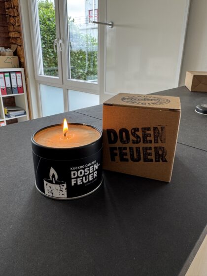 Dosenwunder Camping Kerze